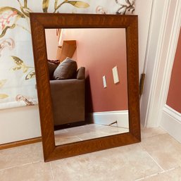 Lovely 17'x22.5' Wood Framed Wall Mirror (FR)