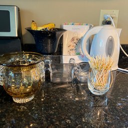 Glassware, Electric Kettle And Other Items (Kitchen)