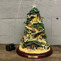 Thomas Kinkade Illuminated Nativity Tree Sculpture (BSMT3)