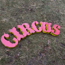 Large Metal Circus Sign (EF)