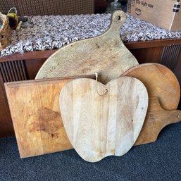Five Assorted Wood Cutting Boards (BR)