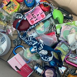 Mixed Lot Of Keychains, Some New - Toys, Religious & More (BR)