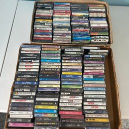 Wow! Big Lot Of Cassette Tapes - Country, Classic Rock, Motown & More (BR)