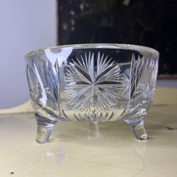 Vintage Footed Glass Bowl (Kitchen)