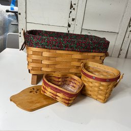 Assorted Longaberger Baskets, One For Repair (OA)