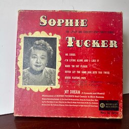 Vintage 45 Vinyl Box Set Sophie Tucker Saucy Songs (b2)
