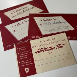 Vintage Railroad Ticket Envelopes (OA)