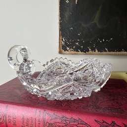 Antique J. Hoare & Co. Corning American Brilliant Cut Glass Dish (kitchen)