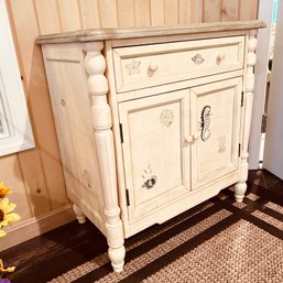 Nautical Themed Wooden Cabinet 17'x31'x32 (light Interior Marks Noted) (Porch)