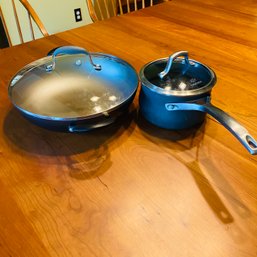 Calphanlon Pot With Lid & Large Farberware Pan With Lid