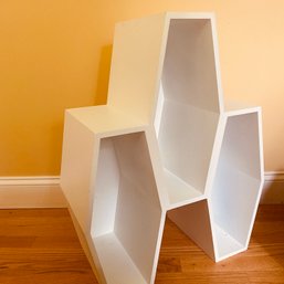 26' Tall Cool Looking 'honeycomb' Set Of Shelves (UP1)