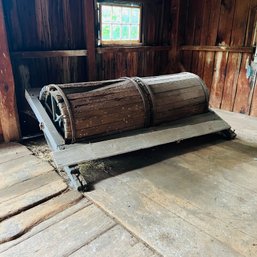 Unique Large Vintage Farming Tool For Plowing Paths In The Snow (Barn)