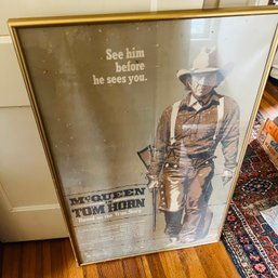 Tom Horn Movie Poster With Steve McQueen (Bedroom 1)