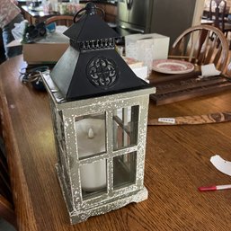 Decorative Lantern With Battery Operated Candle (kitchen)