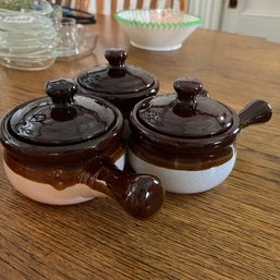 Set Of 3 Soup Crocks (kitchen)