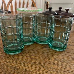 Set Of Four Anchor Hocking Drinking Glasses (kitchen)