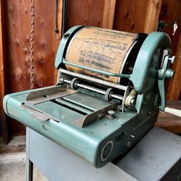 Wow! Vintage Mimeograph Machine. A.B.DICK Mimeograph 411, Chicago 39977