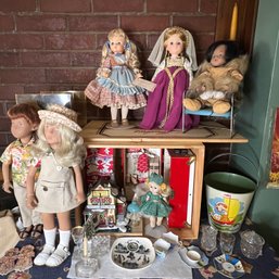 Doll Lot: Sasha Dolls, Madame Alexander, Accessories And Miniatures (LR)