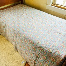 Vintage Hand Tied Bedspread (Upstairs Hallway)