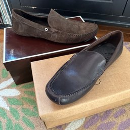Two Pair's Of Men's Coach Loafer's - Lightly Worn & BRAND NEW (Office)