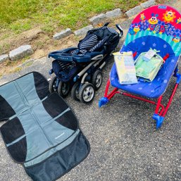 Peg Perego Baby Carriage, Jumper Seat, Car Seat Cover & More (Garage)