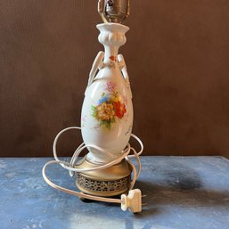 Vintage Floral Lamp (DL)