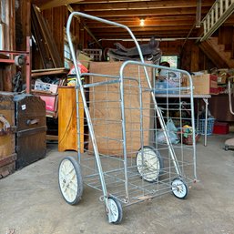 Vintage Collapsible Rolling Cart