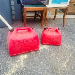 2 Gas Cans: 5 And 2.5 Gallons (Garage)
