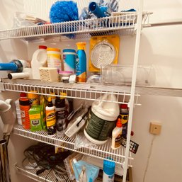 4 Shelves Of Cleaning Products, Extension Cords & More (BSMT Entry)