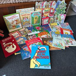 Big Lot Of Children's Books, Many Vintage & Christmas, Incl. Little Critters, Peanuts, Arthur, & More (BR)