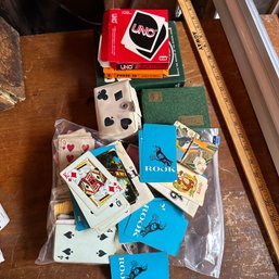 Vintage Cards And Card Games Including Sleuth, Flinch, Rook