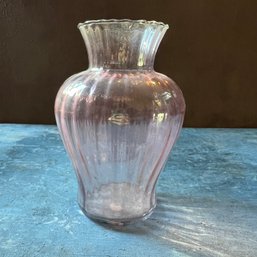 Purple Glass Vase Made In Mexico (DL)