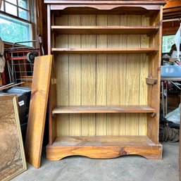 Rustic Wooden Bookshelf - Hand Made - See Notes