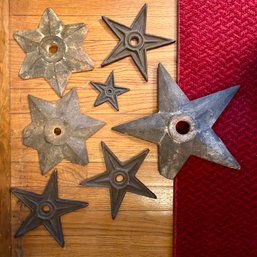 Rustic Collection Of Cast Iron Stars (DR)