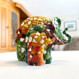 Trio Of Nesting Handpainted Elephant Figurines (LR)