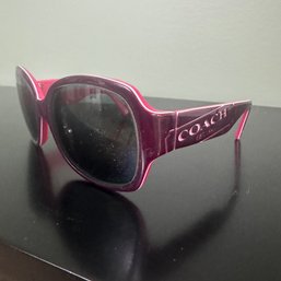 COACH Tasha Burgundy Sunglasses (HW)