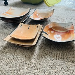 Beautiful Pottery Plates And Serving Bowls By D. Williams (Dining Room)