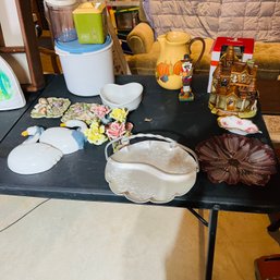 Assorted Dishes And Decorative Items (Basement)