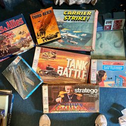 Vintage Board Game Lot: Military, War Theme Lot (bsmtrear)