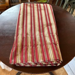 Custom Window Valance, Over 13' Long, 21' High, Red & Gold Tones, Excellent Condition (barn)