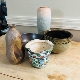 Assorted Pottery Pieces (Dining Room)
