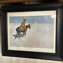 Framed Art Print: 'The Scout' By Frederic Remington (BSMTRear)