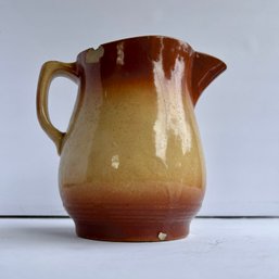 Vintage ATT WARE Ceramic Pitcher Eve-n-bake Ovenware - Rustic