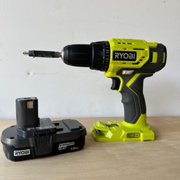 Ryobi Drill With Battery (DC)