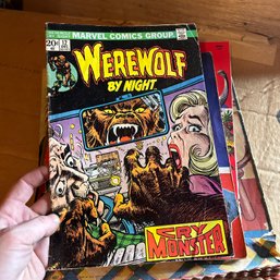 Marvel WEREWOLF BY NIGHT Vintage Comic Book & More (BSMTRear)