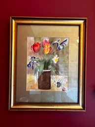 Wooden Framed Floral Art (DR)