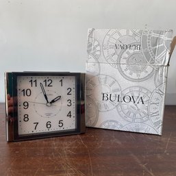 New Bulova Alarm Clock In Box #1 (NH)