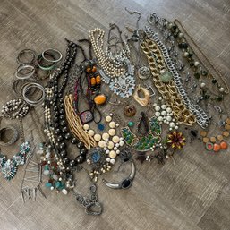 GIANT Lot Of Vintage Costume Jewelry #1 (HW)