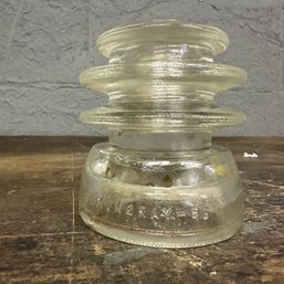 Vintage HEMINGRAY 56 Glass Insulator (BSMT3)