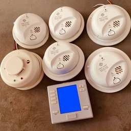 First Alert Smoke & Carbon Monoxide Detectors And PRO1 Thermostat (Garage)